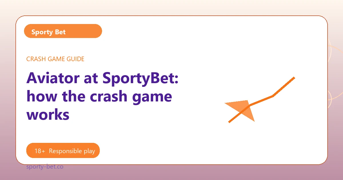 Aviator at SportyBet: how the crash game works - Sporty Bet guide